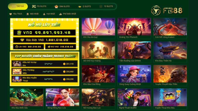 Quay hũ (Slots game) & bắn cá - Giải trí nhẹ nhàng, thưởng lớn bất ngờ
