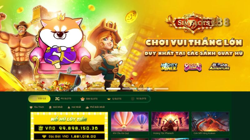 Trúng thưởng lớn cùng game Nổ Hũ FB88